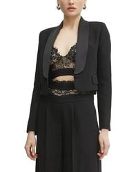 ERMANNO FIRENZE - Satin-Lapel Jacket - Lyst