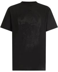 Philipp Plein - Round Neck T-Shirt Jacquard Skull - Lyst