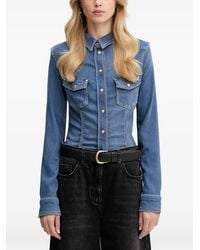 Guess - Long-Sleeve Denim Shirt - Lyst