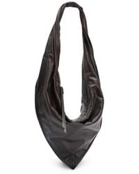 Lemaire - Small Scarf Leather Shoulder Bag - Lyst