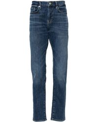 FRAME - Halbhohe L'Homme Slim-Fit-Jeans - Lyst