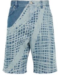 Loewe - Denim Shorts - Lyst