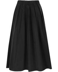 Weekend by Maxmara - Jupe Mi-Longue Plissée À Coupe Trapèze - Lyst