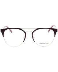 Calvin Klein - Brille Mit Rundem Gestell - Lyst