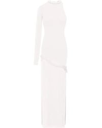 MANURI - Candy One-Sleeve Braided-Detail Maxi Dress - Lyst