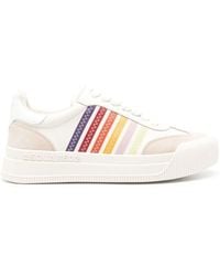 DSquared² - New Jersey Leather Sneakers - Lyst
