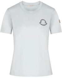 Moncler - T-Shirt À Patch Logo - Lyst