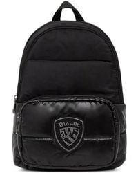 Blauer - Gepolsterter Rucksack Mit Logo-Patch - Lyst