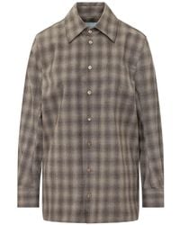 The Seafarer - Tara Checked Shirt - Lyst
