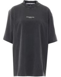 Alexander Wang - Logo Print Short Sleeve T-Shirt - Lyst