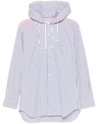 Comme des Garçons - Striped Double-Hood Shirt - Lyst