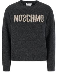 Moschino - Logo-Detail Sweater - Lyst