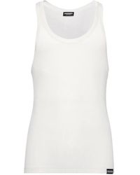DSquared² - Logo-Print Sleeveless Top - Lyst