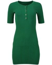 LHD - Samphire Buttoned Knit Mini Dress - Lyst