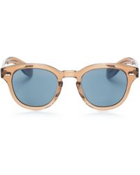 Oliver Peoples - Cary Grant Sun Sonnenbrille mit rundem Gestell - Lyst