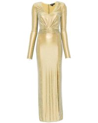 Miron - Crystal-Embellished Front-Slit Dress - Lyst