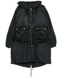 Comme des Garçons - Layered Hooded Coat - Lyst