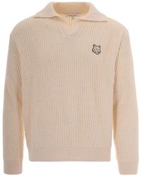 Maison Kitsuné - Jersey Con Cuello De Polo - Lyst