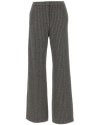 Elena Miro - Striped Palazzo Pants - Lyst