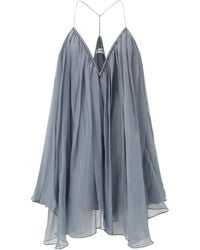 Into The East - V-Neck Silk Top - Lyst