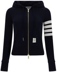 Thom Browne - Kapuzenjacke Mit Streifen - Lyst