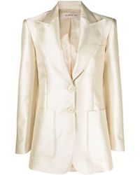 Blanca Vita - Single-breasted Button-fastening Jacket - Lyst