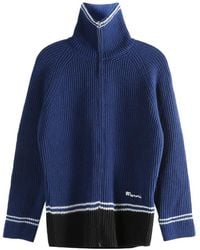 Marni - Zip-Up Roll-Neck Cardigan - Lyst