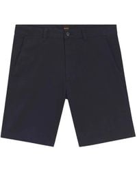 BOSS - Slim-Fit Chino Shorts - Lyst