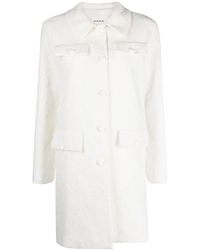 P.A.R.O.S.H. - Clarice Single-breasted Coat - Lyst