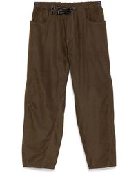 and wander - Weite High Count Stoffhose - Lyst
