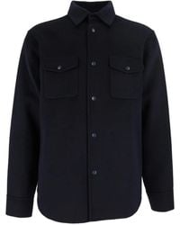 Aspesi - Wool Flap-Pocket Shirt Jacket - Lyst
