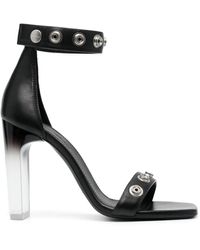 Rick Owens - 100Mm Eyelet-Detail Sandals - Lyst