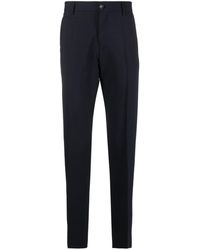 BOSS - Mid-rise Tapered Tailored Trousers - Lyst