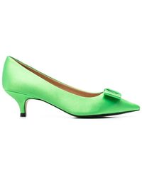 Age of Innocence - Jacqueline 50Mm Bow-Embellished Pumps - Lyst