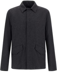Herno - Chaqueta Con Bolsillos Con Solapa - Lyst