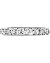 David Yurman - Platinum Dy Eden Diamond Band Ring (2.8Mm) - Lyst
