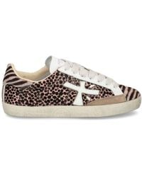 Premiata - Leopard-Print Sneakers - Lyst