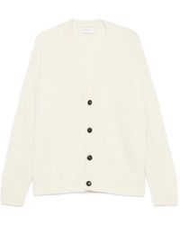 Diana Studio - Ribbed-Knit V-Neck Cardigan - Lyst