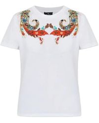 Etro - Cotton Pvc Glass T-Shirt - Lyst