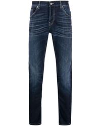 Dondup - Halbhohe Slim-Fit-Jeans - Lyst