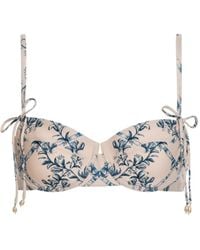 Agua Bendita - Top de bikini Asaí Wild con estampado floral - Lyst