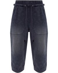 R13 - Pantaloni Sportivi Crop Deconstructed - Lyst