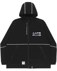 Aape By A Bathing Ape - Logo-Print Hooded Jacket - Lyst