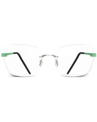 Blackfin - Rahmenlose Aero Loop B3-P1 Brille Mit Geometrischem Gestell - Lyst