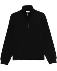 Sandro - Zip Cotton Sweatshirt - Lyst