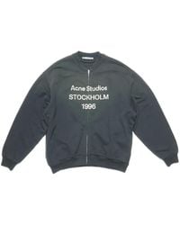 Acne Studios - Zip-Up Sweatshirt - Lyst