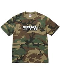 Supreme - Split Camouflage T-Shirt - Lyst