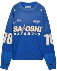 Satoshi Nakamoto - Mesh Long-Sleeve T-Shirt - Lyst