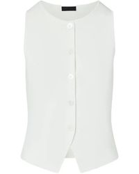 Liu Jo - Knit Vest With Lace Detail - Lyst