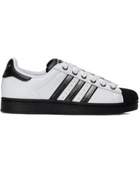 adidas - Superstar Ii Shell-Toe Striped Sneakers - Lyst